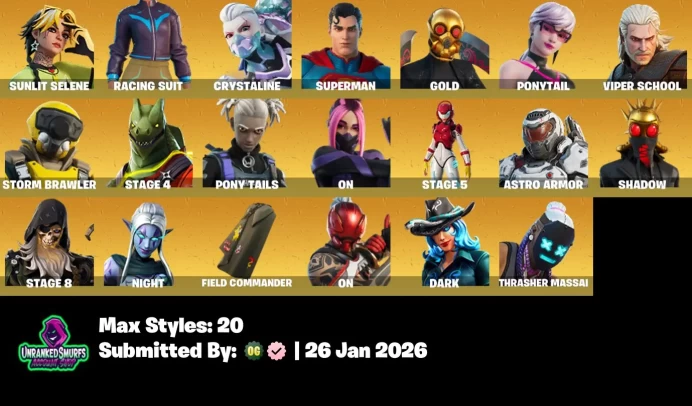 #33 [PC/XBOX/PSN/SWITCH] 74 skins | STAGE 4 | STAGE 5 | STAGE 8 | Field Commander | ON | Paradigm (Reality-659) | Joey | Gear Specialist Maya | 