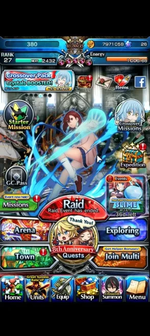 Global|Rank 27|Starter|10 Ascend|Roy,Frieren+TW,Momo,Stark,Ubel,Valerie,S Mira,DE Berwick,Elenore,Azel|Lpot 203|Check SS(GS2307)