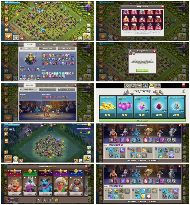 M276【Rare Th 14 Full Max】9 Epic Near Max◈5 Hero Max◈BH 10◈NC 500◈Full Loaded Magic Item◈1K CWL Medals▰1 Year Guarantee