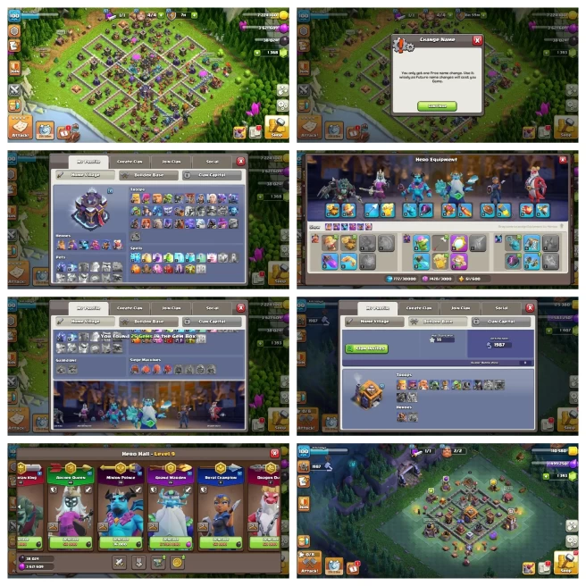 M286◈Th 15 Semi Max◈Lots Of Legendary Hero Skin◈NC Free◈BH 7◈1.3K Gems▰1 Year Guarantee