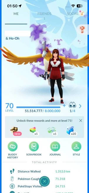 Level 70, 3 Legendary IV100, 194 Shiny, 182 Legendary, 146 IV 100, 15 Shiny Legendary, 44 Shadow Legendary