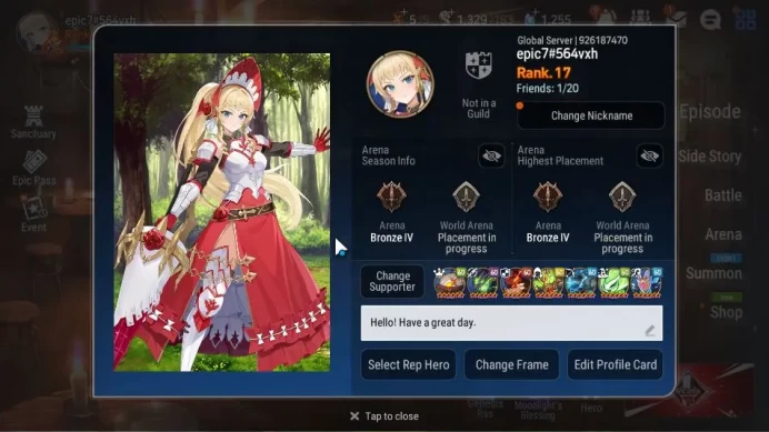 GLOBAL Unverif| Starter |1 ML (Ambitious Tywin)+Iseria,Etc|Poh+Bles ON|1,3K Energy+8K Stigma|LogStove|Check SS(ES3591)