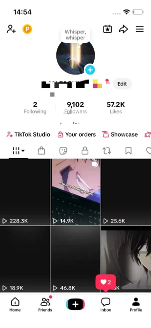 Instanly Delivery/ 9K Real Followers+57K Real Likes/ Tiktok Shop For Creator/ Live Stream/ Full Access