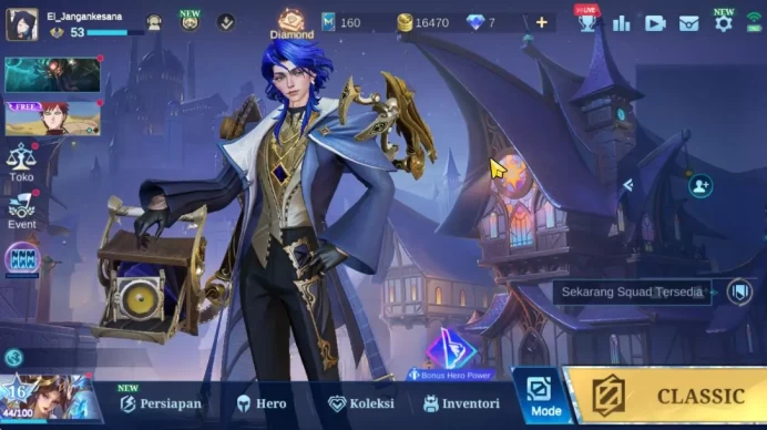 Hero104|Skin182|HighImmo|CC Natalia,LuckyBox Selena,Zodiak Lancelot,Mystic Meow Julian,Valentine Claude,Etc|TakeEmail|(MLBB2106)