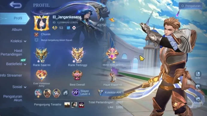 Hero104|Skin182|HighImmo|CC Natalia,LuckyBox Selena,Zodiak Lancelot,Mystic Meow Julian,Valentine Claude,Etc|TakeEmail|(MLBB2106)