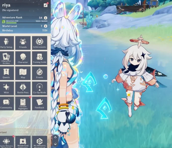 ASIA|AR 54|3 Limited +4(*5Weapon)| Mualani+Sign,Columbina,Xilonen [Keqing]|1 Skin|Reuni ON|McFemale|TakeMail|CheckSS(GI5597)