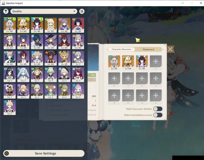 ASIA|AR 54|3 Limited +4(*5Weapon)| Mualani+Sign,Columbina,Xilonen [Keqing]|1 Skin|Reuni ON|McFemale|TakeMail|CheckSS(GI5597)
