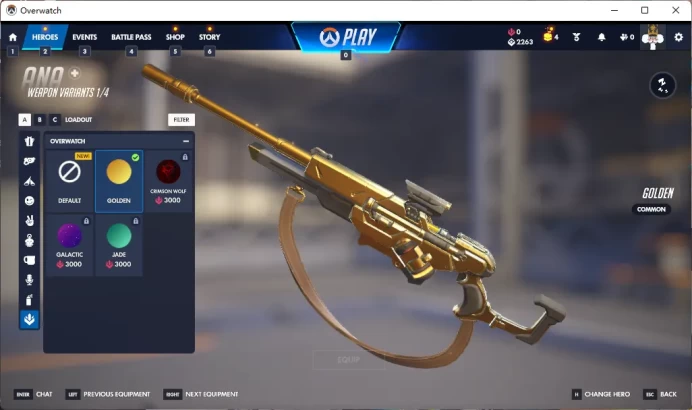 2 Gold Weapons / Full Mail Access / see the picture / Please Read Description / s6866