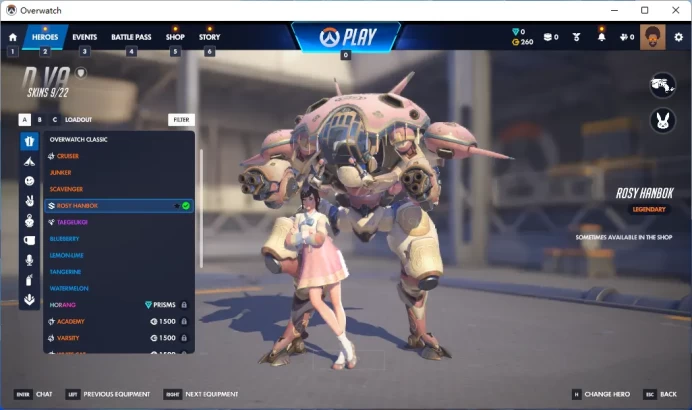 CLASSIC SEOUL DYNASTY AWAY / 5 Gold Weapons / Full Mail Access / see the picture / Please Read Description