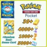 Global Server /Rare Candy Crown + Pokémon Gold Bricks*30 - Pack Opening Hourglass*4000- Challenge Hourglass*1000-Shop Ticket×5000 -