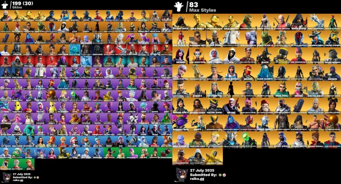 [Rent Cheap Accounts for 14 Days] 199 skins | OG STW | Kratos | Gold Midas | Gold Meowscles | Gold Brutus | Fixer NN114