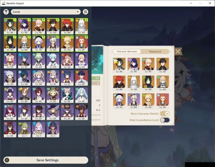 ASIA|AR 55|5 Limited +3(*5Weapon)|Zibai,Raiden,Kazuha,Xiao,Zhongli|+28(*4Character)|Fragile 3|Mc Male|TakeMail|CheckSS(GI5602)