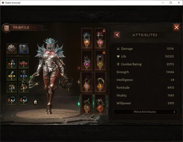 EU - Sescheron|Lv60(630)|Demon Hunter|35k CR|Reso 540|Paragon Maledictor|Inferno 2|Hell Lv 18|Check(DI1160)