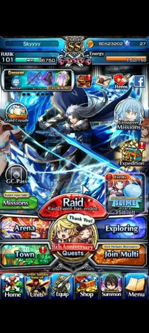 Global|Rank 101|18 Ascend|[Roy,Inumuta,Emiya,Hazuki,Chloe,Orvell,Saber]+TW,Etc|Lpot 269|CheckSS (GS2314)