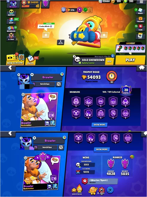 OP BS 54k TROPHY, 100/101 UNLOCKED, 37 HYPERCHARGED,9 MAXED,242 OP SKINS [7 MYTHIC+13 LEGENDARY+4 HYPERCHARGED],752 PINS, 380 ICON,195 SPRAYS