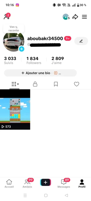 [Code 9693] Local France / 1800 Followers + 2800 Likes / Very Cheap
