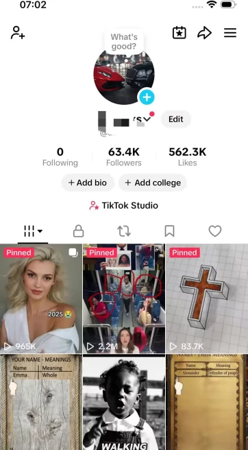 Instanly Delivery/ Monetized 63K Real Followers+560K Real Likes Account/ Creator Rewards Program Activated/ Full Access