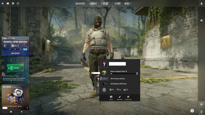 [ID:21473][PRIME][PREMIER MODE AVAILABLE][FACEIT READY][VERY RARE] UN (UNRANKED || 0 MM || 43 HOURS)