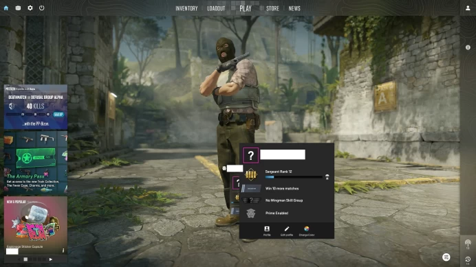 [ID:144336][PRIME][PREMIER MODE AVAILABLE][FACEIT READY][VERY RARE] UN (UNRANKED || 0 MM || 47 HOURS)