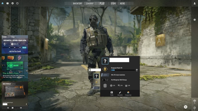 [ID:41752][PRIME][PREMIER MODE AVAILABLE][FACEIT READY][VERY RARE][COMMENDATIONS 3x175] UN (UNRANKED || 0 MM || 26 HOURS)