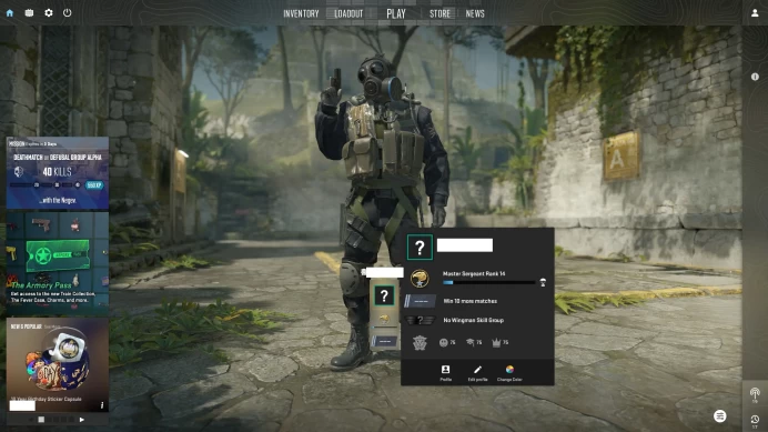 [ID:142301][PRIME][PREMIER MODE AVAILABLE][FACEIT READY][VERY RARE][COMMENDATIONS 3x75] UN (UNRANKED || 0 MM || 43 HOURS)