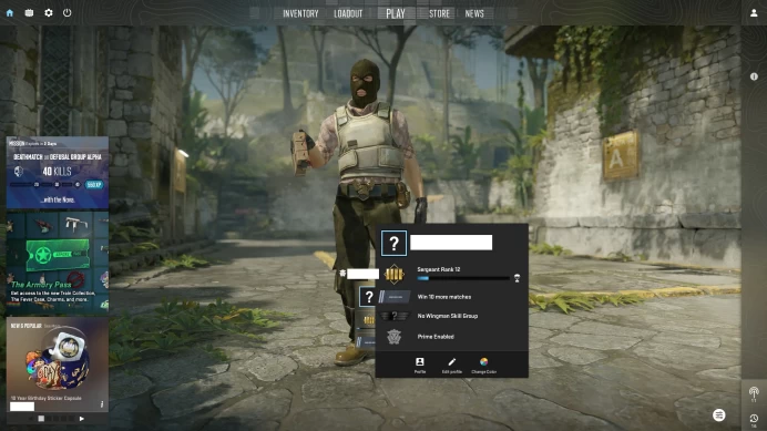 [ID:4735][PRIME][PREMIER MODE AVAILABLE][FACEIT READY][VERY RARE] UN (UNRANKED || 0 MM || 47 HOURS)