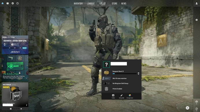 [ID:41008][PRIME][PREMIER MODE AVAILABLE][FACEIT READY][VERY RARE] UN (UNRANKED || 0 MM || 46 HOURS)