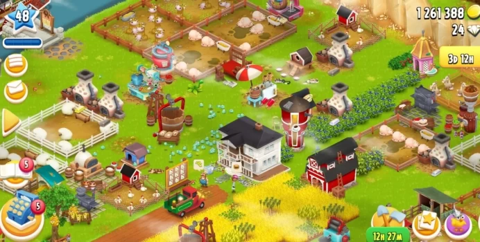 FARM LVL 48 | BARN: 2250 | SILO: 975 | COINS 1M+ | CHEAP PRICE |  SECURE ACCOUNT