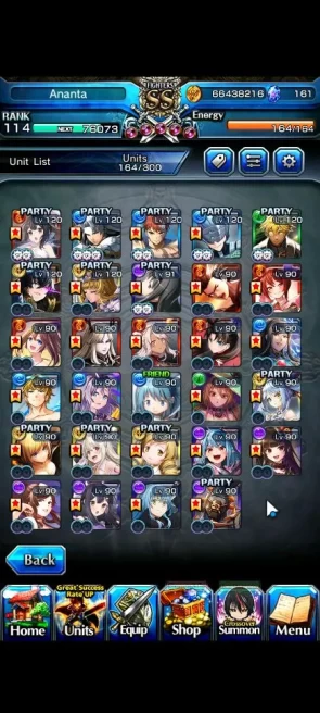 Global|Rank 114|68 RGB|29 Ascend|[Inumuta,Roy,Sayaka,Emiya,S Miyu,Chloe,DL Rimuru,Rin&Luvia,Etc]+TW|Lpot 341|Check SS(GS2327)