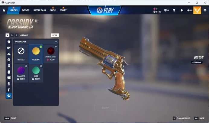 5120 LEGACY COMPETITIVE POINT / 2 Gold Weapons / Full Mail Access / see the picture / Please Read Description / Court