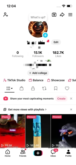 HUGE Discounts/ USA Monetized 15K Real Followers+170K Real Likes Account/ Creator Rewards Program Activated/ Full Access