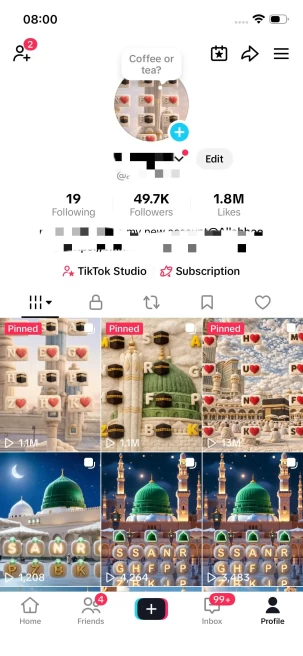 Instanly Delivery/ Monetized 49K Real Followers+1.8M Real Likes Account/ Creator Rewards Program Activated/ Full Access