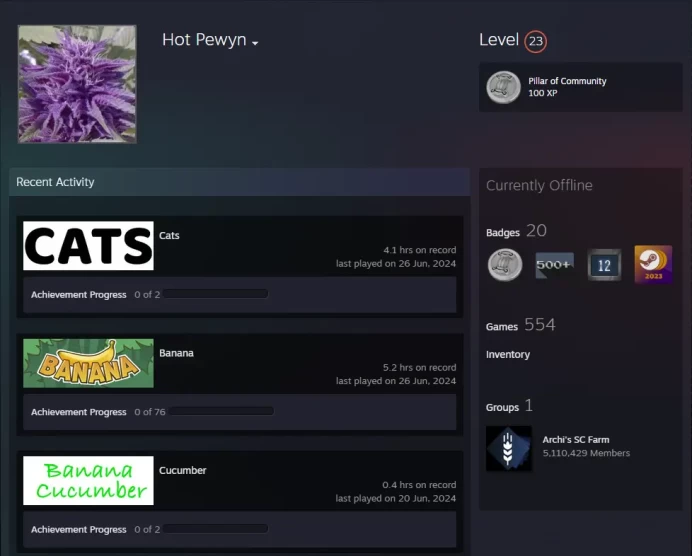 Steam Paid games 554 Game for 2299$