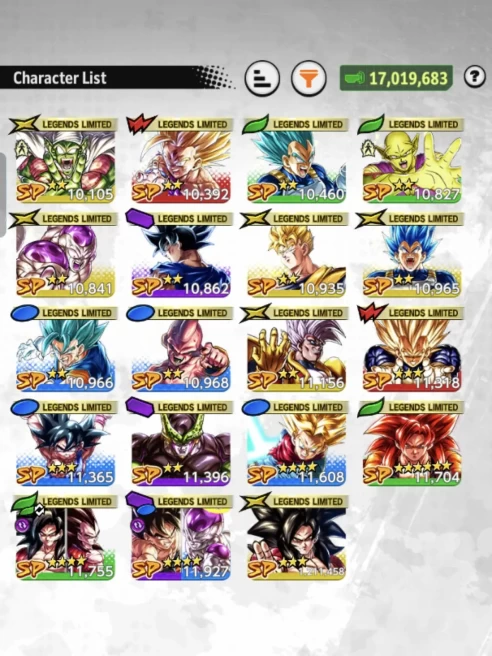 B27-IOS+Android-5 UL(SS4 Goku Red Star+SS4 Vegeta Red Star+SS4 Gogeta Red Star)+LR Super Vegito+19 Legends+Team GT+Equipment+Trunks+Vegeta