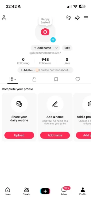 Netherlands | TikTok Account | TikTok 948 Followers  | Full Mail Access | Real Followers | No Live Phone