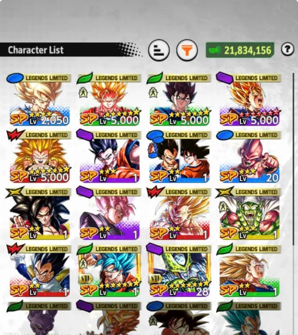 B33-IOS+Android-LR Vegito Full Red Star+4 UL(Super Buu+Buu Kid)+20 Legends+Good Team+Equipment+Vegito Green+SS2 Goku+Gotenks+God Goku Zenkai