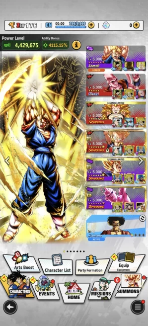 B36-IOS+Android-LR Vegito Full Red Star+6 UL(Trunks+Super Buu+SS4 Gogeta)+27 Legends+Good Equipment+21 Zenkai+Vegito Green+Gotenks+Trunks&Gohan