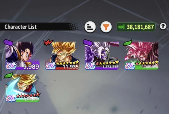 B37-IOS+Android-Good Team Future+5 UL(Trunks Full Red Star+Zamasu+Rose)+Good Equipment+Rose Zenkai+Trunks and Vegeta Zenkai+Trunks and Gohan