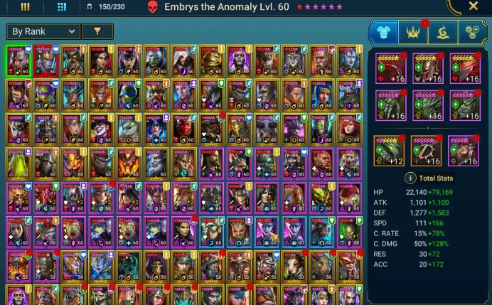 Lv 99 10M Pwr|END GAME|2 Myth(Embrys,Gharol Bloodmaul)+3 Turtle(Leonardo,Donatello,Michelangelo)+ 40 Oter Legend|ALL CB|RSL1382