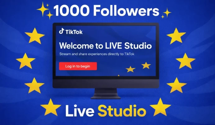 EU Live Studio ⮞ 1.000 Followers ⮞ Made for EU Market & Brand Success