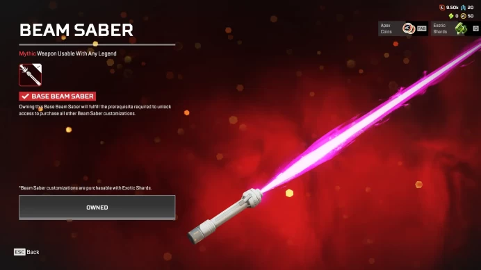 Apex Ea Account | Universal Heirloom / Beam Saber | Wattson Heirloom / Energy Reader | 191 Legendries | Level 491 | 50 Apex Coins | Full Access