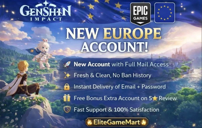 EU ⮞ Genshin Impact ⮞ New Account ⮞ Full Access Epic & Email ⮞ Instant Delivery 24/7 #GG31