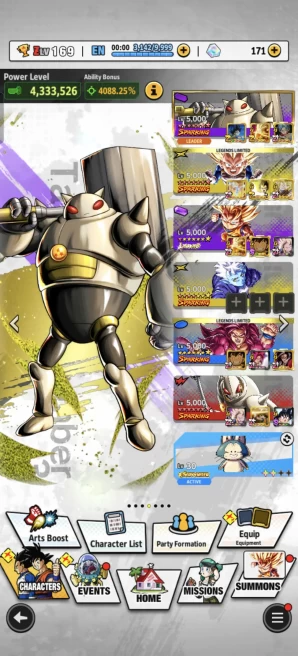 B38-IOS+Android-Good Team Daima-LR SS3 Gohan+SS3 Vegeta Mini Full Red Star+Good Equipment+SS4 Goku+Goku Mini Zenkai+17 Legends Limited+20 Zenkai