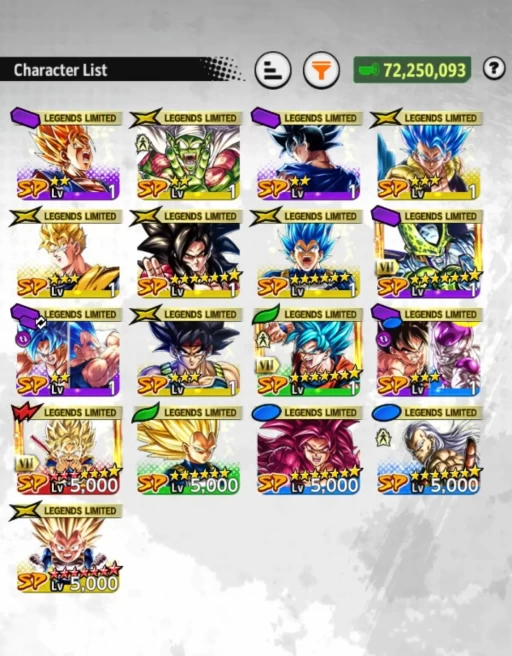 B38-IOS+Android-Good Team Daima-LR SS3 Gohan+SS3 Vegeta Mini Full Red Star+Good Equipment+SS4 Goku+Goku Mini Zenkai+17 Legends Limited+20 Zenkai