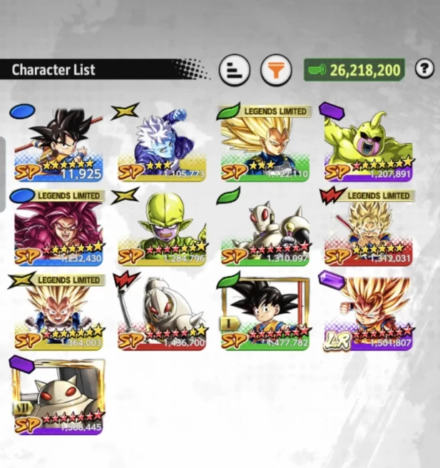B41-IOS+Android-Full Team Daima+LR SS3 Goku Full Red Star+SS4 Goku+SS3 Vegeta+Goku Mini Zenkai Full Red Star+Equipment