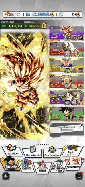 B41-IOS+Android-Full Team Daima+LR SS3 Goku Full Red Star+SS4 Goku+SS3 Vegeta+Goku Mini Zenkai Full Red Star+Equipment