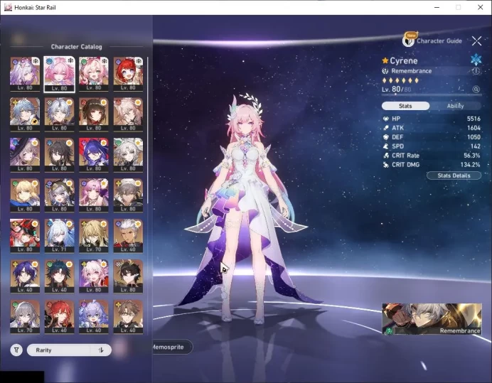 EU|TL 70||20 Limited|[Castorice,Acheron,Cipher,Rappa,Jingliu]+Sign,Phainon,Acheron,etc|Deadlink PSN|TakeMail|CheckSS(HSR6259)