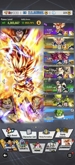 B46-IOS+Android-Full Team Daima+LR SS3 Goku 10 Red Star+SS4 Goku+SS3 Vegeta Mini+Goku Mini Zenkai+Equipment