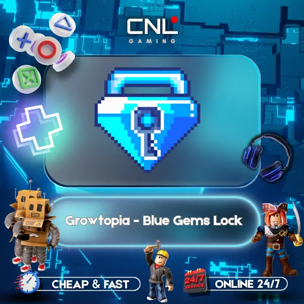 1x Blue Gem Lock -  Fast delivery!!