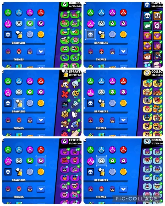 SEXY BS ACCOUNT || 76K TROPHIES || 101/101 BRAWLERS || 29 HYPERCHARGE BRAWLERS || 40 MAX BRAWLERS || 286 TOTAL SKINS || VB 17